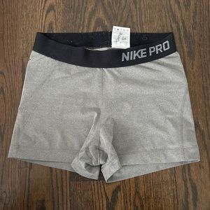 Gray Nike Pro Spandex